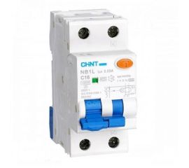 Диф. автоматы электромехан. NB1L тип AC, 10kA, модульные