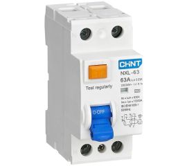 Автоматы УЗО NXL-63 6kA 30mA,Тип тока утечки A