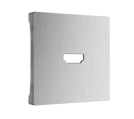 Серебряный рифленый