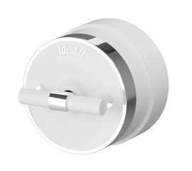 белый матовый/хром