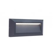 Corsica Светильник накладной прямоуг с led  4000К 12Вт IP 54 (Grey)