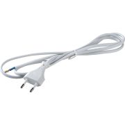 Шнур с вилкой L-3м белый