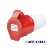 Розетка HT-224 32А пер. 3Р+РЕ 380В IP44 АБК-СИЛА