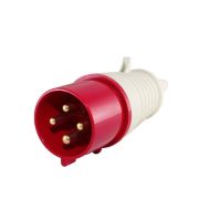Вилка НТ-014 16А 3Р+PE 380В. IP-44 АБК-СИЛА
