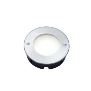 Встраиваемый светодиодный светильник в грунт нержавейка d120, 9.2W, (SS)