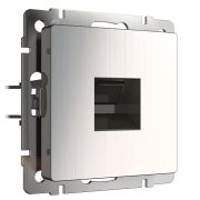 WL02-RJ-45 / Розетка Ethernet RJ-45 (глянцевый никель)