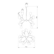 Люстра Bogates Lamella 554