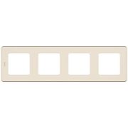 Рамка 4-м Inspiria сл. кость IEK 673961