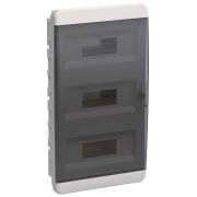 Корпус ЩРВ-П-36 TEKFOR IP41 черн. прозр. дверь пластик. IEK TF5-KP12-V-36-41-K01-K03