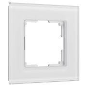 Рамка из стекла на 1 пост Senso белый soft-touch W0013101