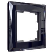 Рамка из стекла на 1 пост Diamant черный W0011208