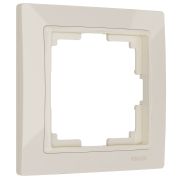 Рамка из поликарбоната на 1 пост Snabb Basic слоновая кость W0012003