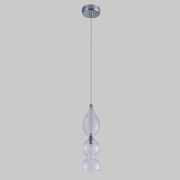 Подвесной светильник Crystal Lux Iris SP1 B Transparent