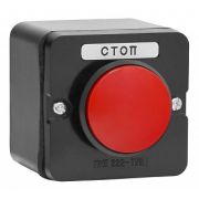 Пост кнопочный ПКЕ 222-1 IP54 У2 (красный гриб)