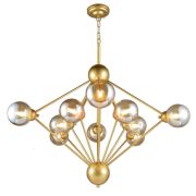 Подвесная люстра Natali Kovaltseva Stuttgart Stuttgart 91006/10C Gold