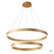 Подвесной светодиодный светильник Crystal Lux MUCHOS SP123W LED GOLD