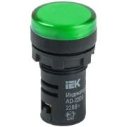 Лампа светосигнальная AD22DS d22мм 230В AC зел. IEK