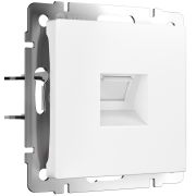 Розетка Ethernet RJ-45 cat. 6A экранированная (белый матовый) W5120001