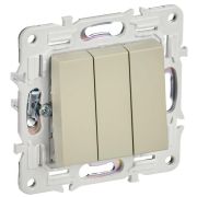 Выключатель 3-кл. SKANDY 10А SK-V11B беж. IEK SK-V30-0-10-K10