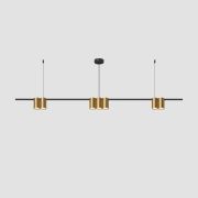 Подвесная люстра Denkirs Orbit DK4063-BK+SG