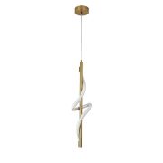 Подвесной светодиодный светильник Indigo Intreccio 14025/1P Brass V000144L