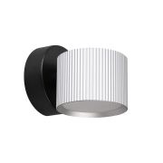 Светильник настенный Feron HL4580 ARIA 12W, 230V,GX53, серебро + черный IP20