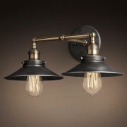 Бра Loft Cone Factory Double Black By Imperiumloft