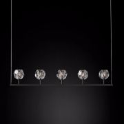 Люстра Boule De Cristal Linear Chandelier 5 Black By Imperiumloft