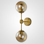 Бра Modo Sconce 2 Globes Gold By Imperiumloft