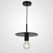 Подвесной Светильник Rh Utilitaire Disk Shade Pendant Black By Imperiumloft