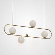 Подвесной Реечный Светильник Hoop L120 Bronze By Imperiumloft