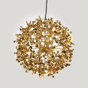 Подвесная Люстра Tezani Argent Suspension Pendant Lamp 85 Gold D50 By Imperiumloft