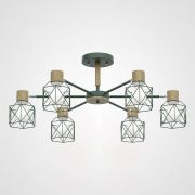 Потолочная Люстра Corf B3 Green 6 Lamps By Imperiumloft