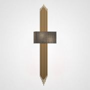 Бра Sohne Cg 90-0009 Fiore Black H120 W43 By Imperiumloft