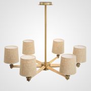 Люстра На Штанге Jorgenson D85 Beige/Light Wood By Imperiumloft