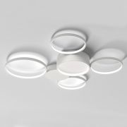 Потолочный Светильник Twine 5 Rings White By Imperiumloft