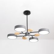 Люстра На Штанге Meade 5 Lamps Grey By Imperiumloft