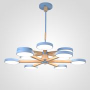 Люстра На Штанге Turna Dbl L12 Blue By Imperiumloft