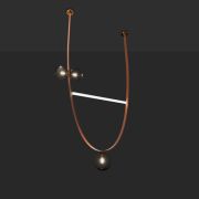 Подвесной Светильник Fabius H140 Brown By Imperiumloft
