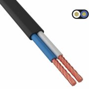 Провод ШВВП 2х0,5мм 380В черн. (бухта 100 м)