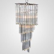 Подвесная Люстра Odeon Chandelier Helix Clear 37 By Imperiumloft