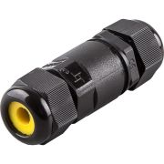 Соединитель-коннектор для 2-х кабелей трехконтактный, IP68, LD520, STEKKER