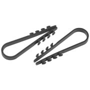 Дюбель-хомут 5-10мм для круглого кабеля NO-224-225 черн. (уп.100шт) Эра Б0066288