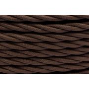 Провод ретро 2х2.5 матов. корич. (уп.50м) Bironi B1-425-72-50