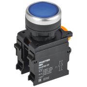 Кнопка d22мм 1НО+1НЗ MASTER с фиксацией син. IEK MI-BT60-11T-3-21-K07