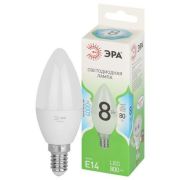Лампа светодиодная GREEN LINE B35-8W-840-E14 GL 8Вт свеча 4000К яркий свет бел. E14 Эра Б0067100