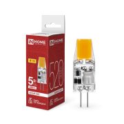 Лампа светодиодная LED-JC-COB 5Вт 12В G4 4000К 520Лм IN HOME