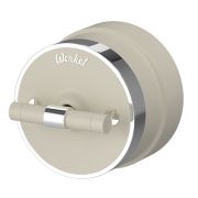 Переключатель/выключатель одноклавишный Vintage слоновая кость матовый/хром W5812055