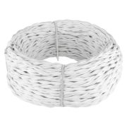Ретро кабель витой  2х2,5 белый 50 м W6452601