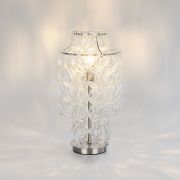 Настольный светильник с фигурным стеклом 1_380